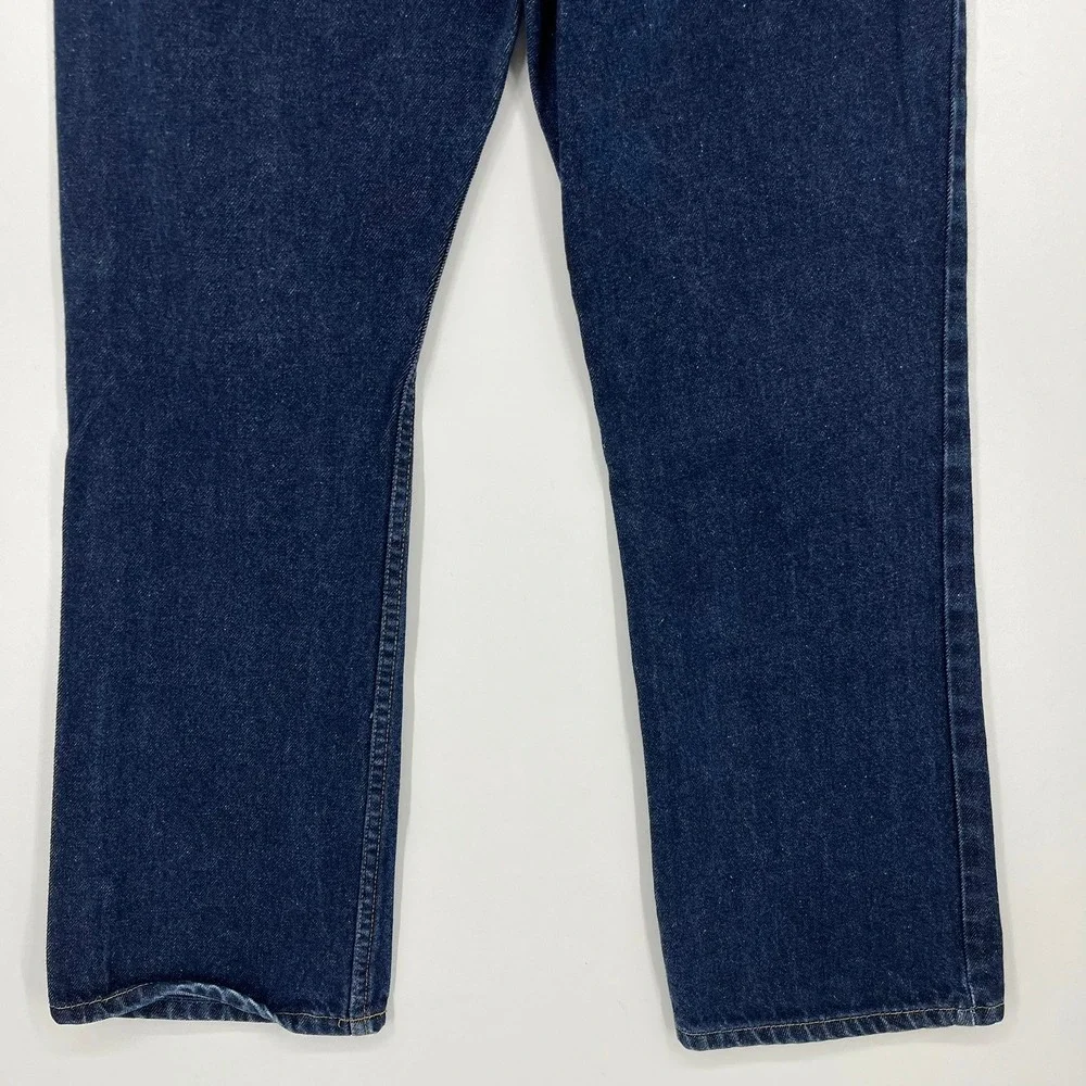 Old Navy Blue Jeans Womens 12 Regular Bootcut Dark Rinse Denim‎ 100% Cotton Vtg